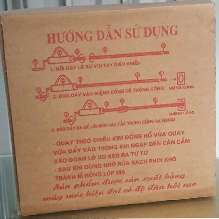 Dây thông tắc ống cống 2m