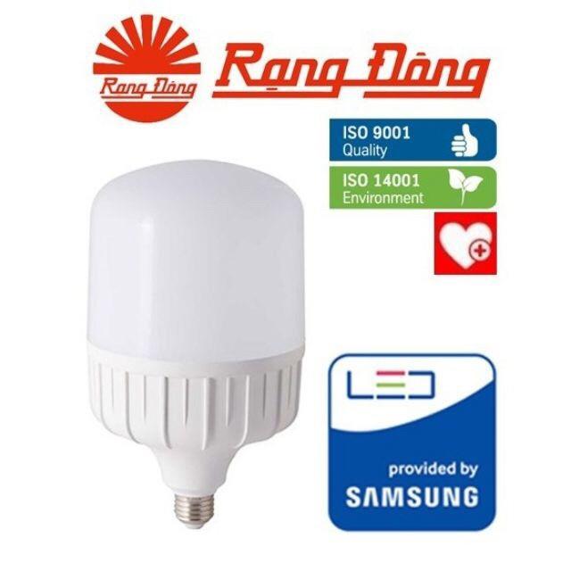 Bóng đèn led bulb trụ 40w rạng đông tr120n1/40w-ss đui e27 tiết kiệm điện bảo vệ mắt siêu sáng tuổi thọ 15000 giờ bảo hành 2 năm đổi mới