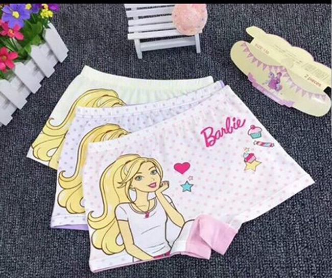 COMBO 5 QUẦN CHIP ĐÙI BÉ GÁI COTTON BARBIE ( ĐỦ SIZE 13-28KG)