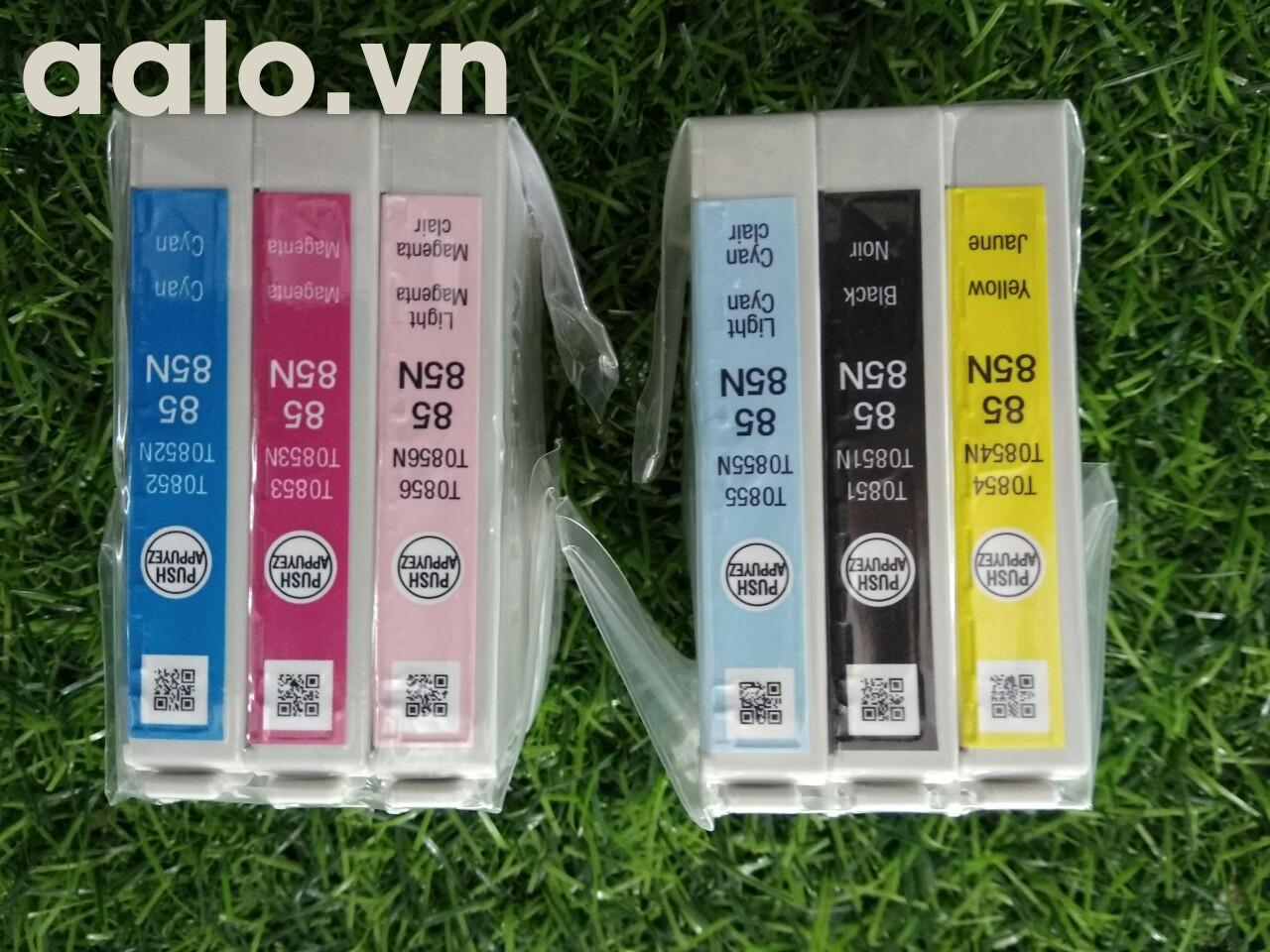 Mực in mầu epson T60 (Bộ 6 màu như ảnh )