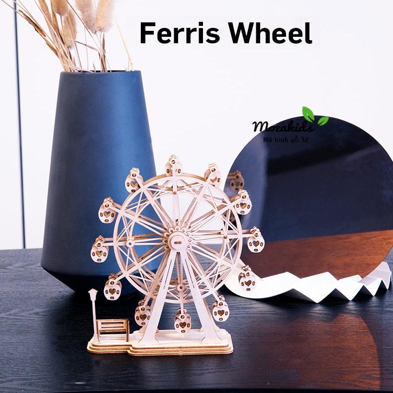Đồ chơi lắp ráp gỗ 3D Mô hình Ferris Wheel TG401