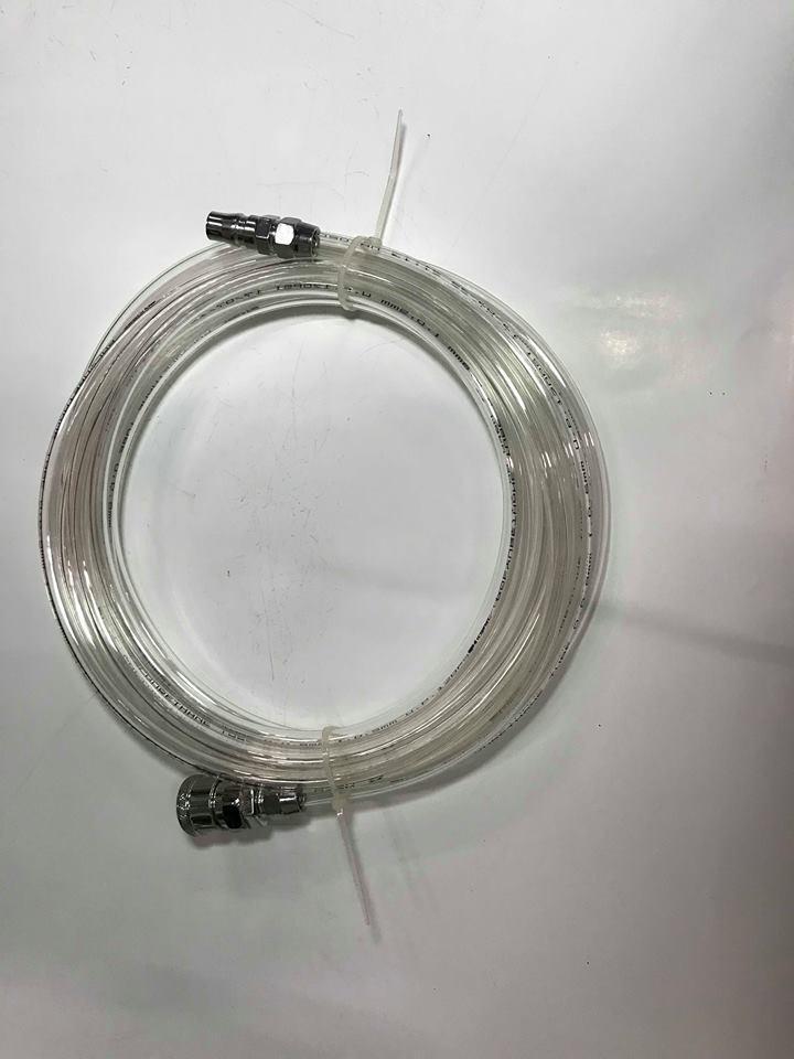 6M cuộn dây hơi trắng 5x8mm kèm dắt