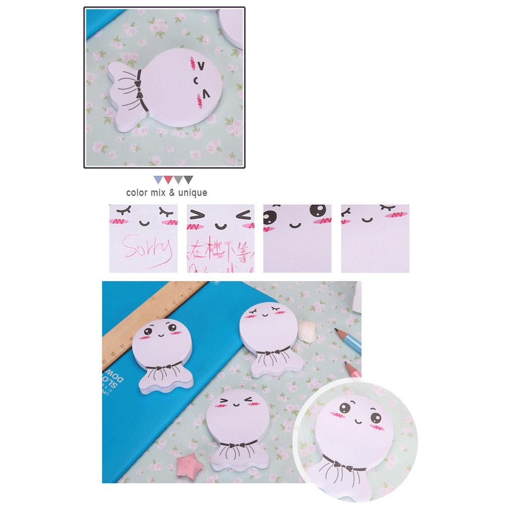 [HCM]Combo 10 Giấy ghi chú búp bê cầu mưa