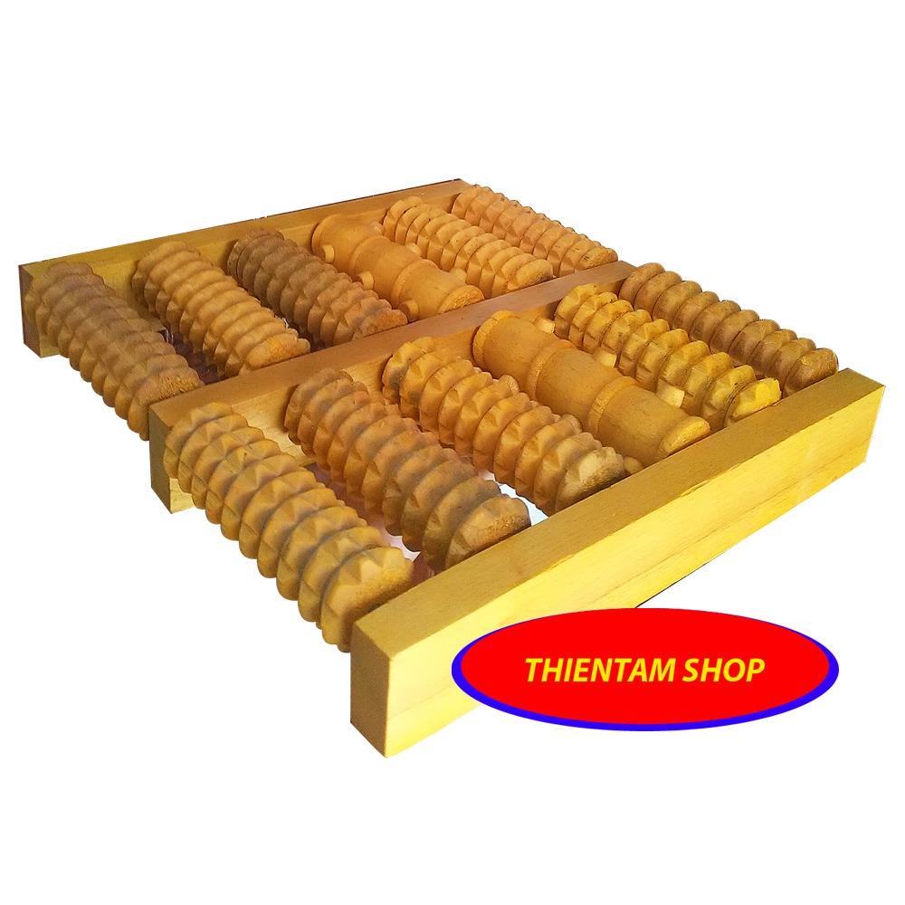 [HCM]BÀN MASSAGE CHÂN LĂN CHÂN GỖ LOẠI LỚN 26CMX26CM (LC26)