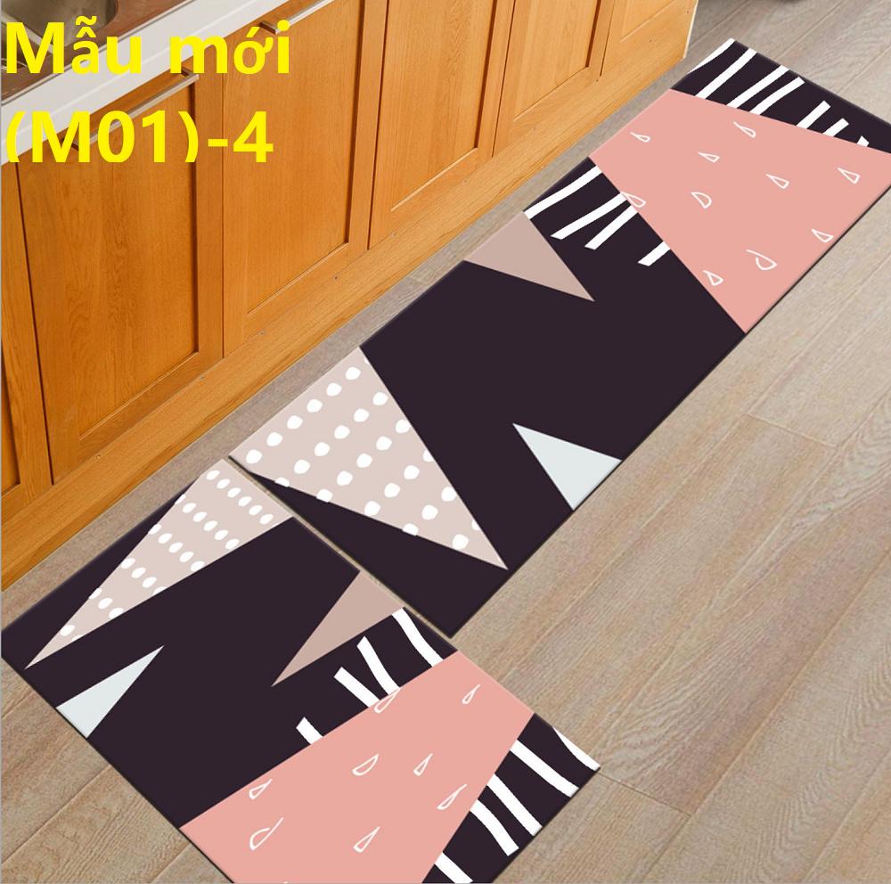 BỘ 2 THẢM LÓT SÀN BẾP MẪU MỚI (M01) 40X60CM VÀ 40X120CM