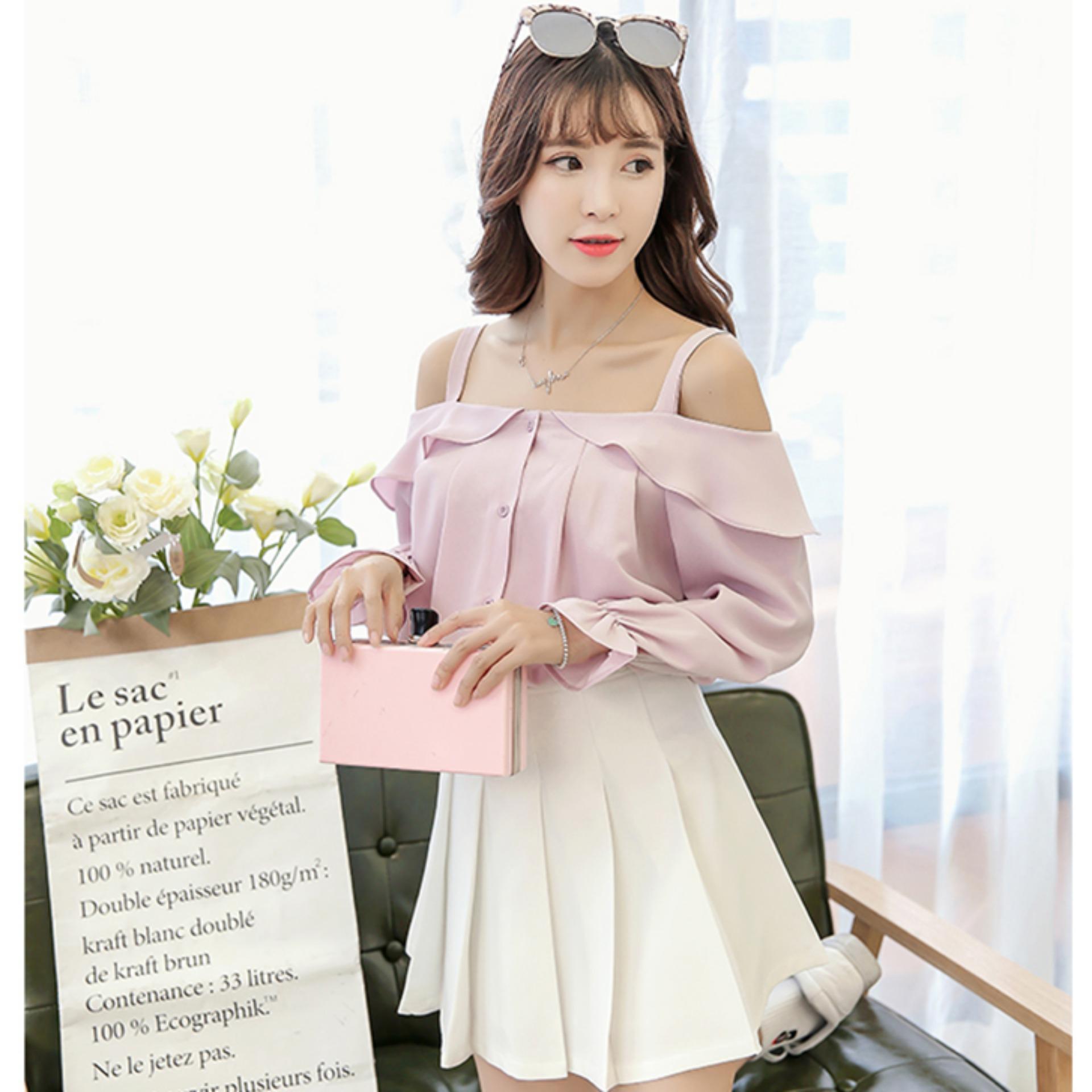 Áo Kiểu Nữ 2 Dây Trẻ Trung SESARA WM TOP 800156