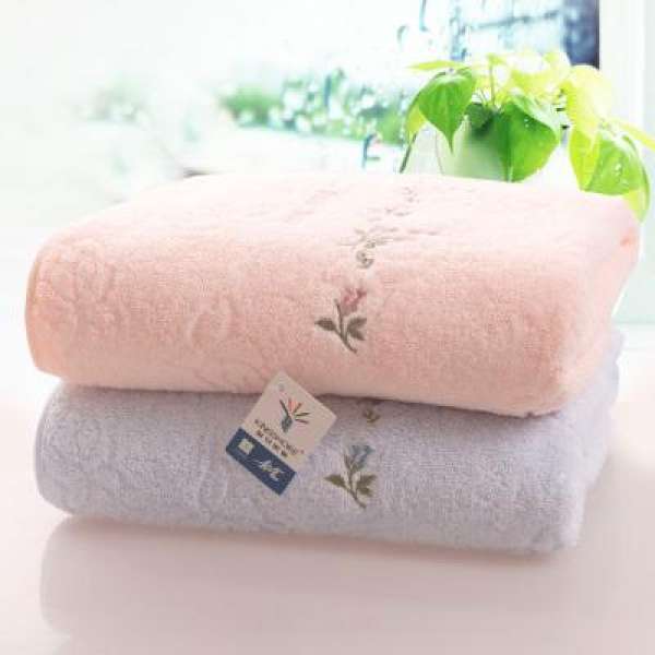 KING SHORE Thoải Mái 100% Cotton Thêu Hoa Khăn Tắm Phù Hợp