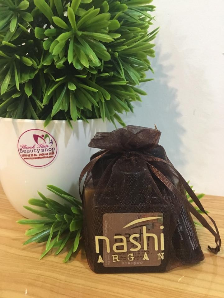 [HCM]Kit Nashi Argan Mang Du Lịch (Gội 30ml Xả 30ml Hấp 20ml Tinh Dầu 5ml)