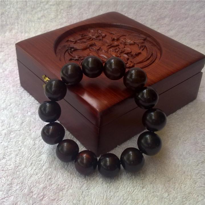 [HCM]Vòng đeo tay gỗ trắc 16mm