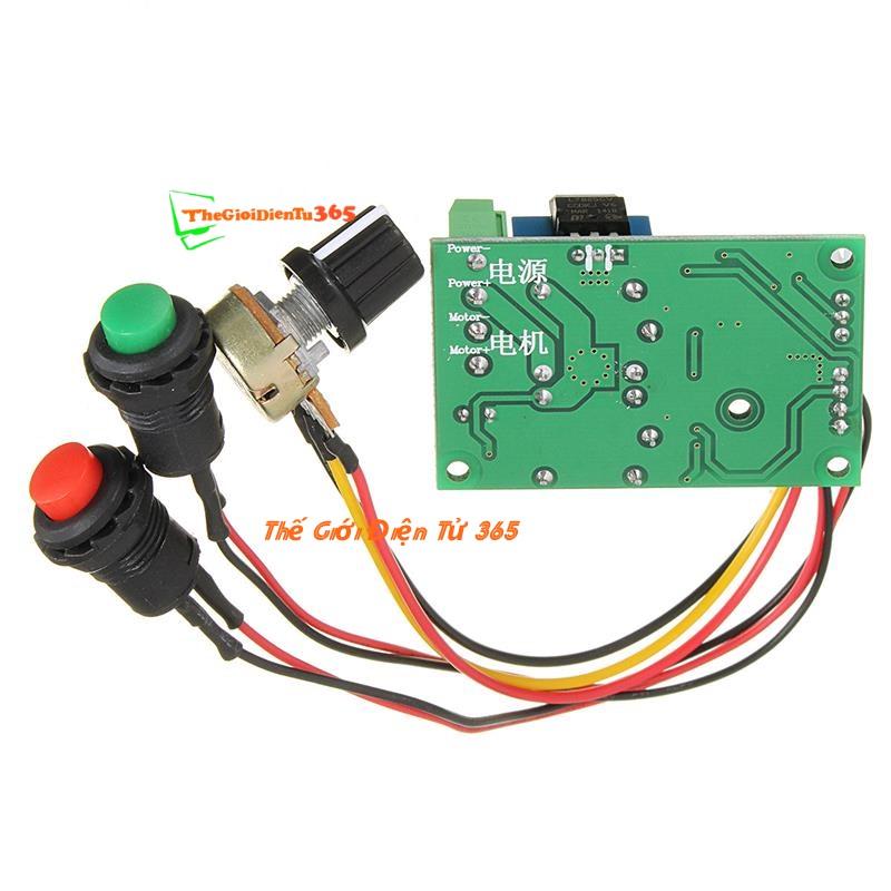 Mạch điều khiển tốc độ và đảo chiều động cơ pwm 6-24v