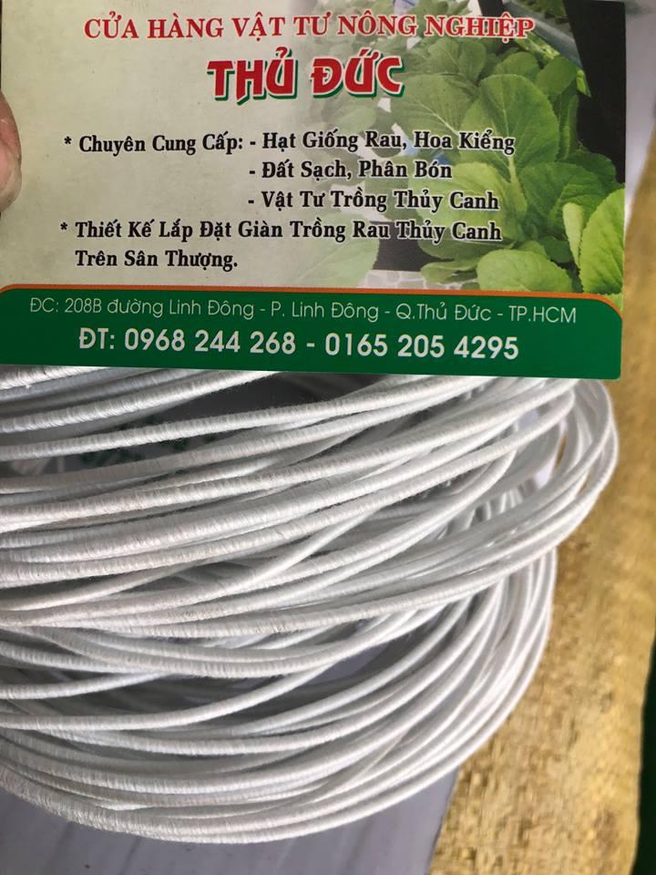 Dây nhôm bọc chỉ tạo hình, uốn cây cảnh ( dài 10m)