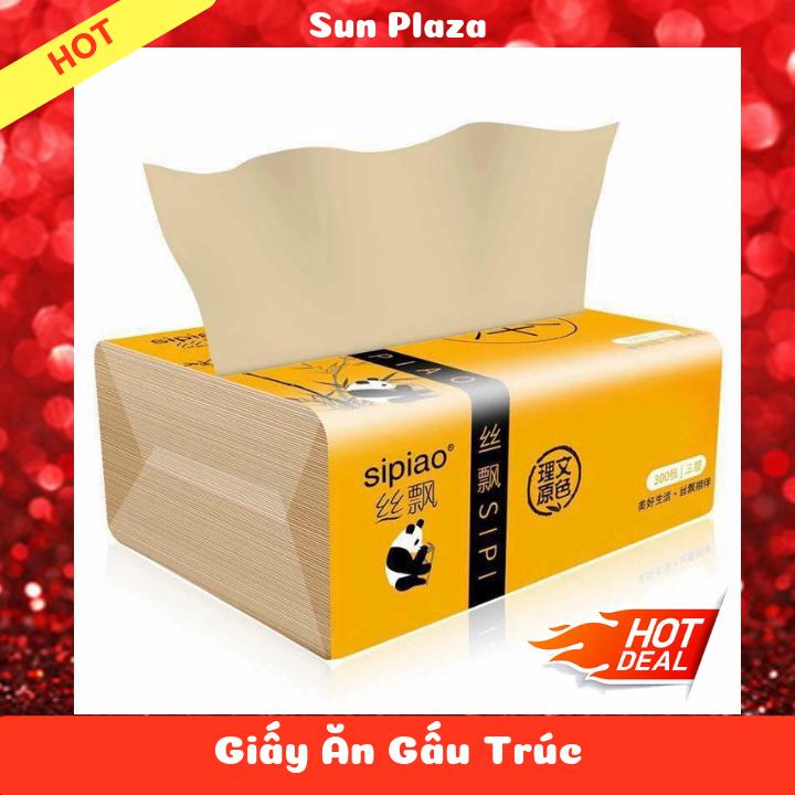 Combo 27 Gói Giấy Ăn Nhỏ = 1 Thùng To Gấu Trúc Tre Tự Nhiên ( Shop còn cung cấp các sản phẩm: kệ để lò vi sóng, tủ giầy, kéo cắt gà, đồ mẹ và bé, ...)