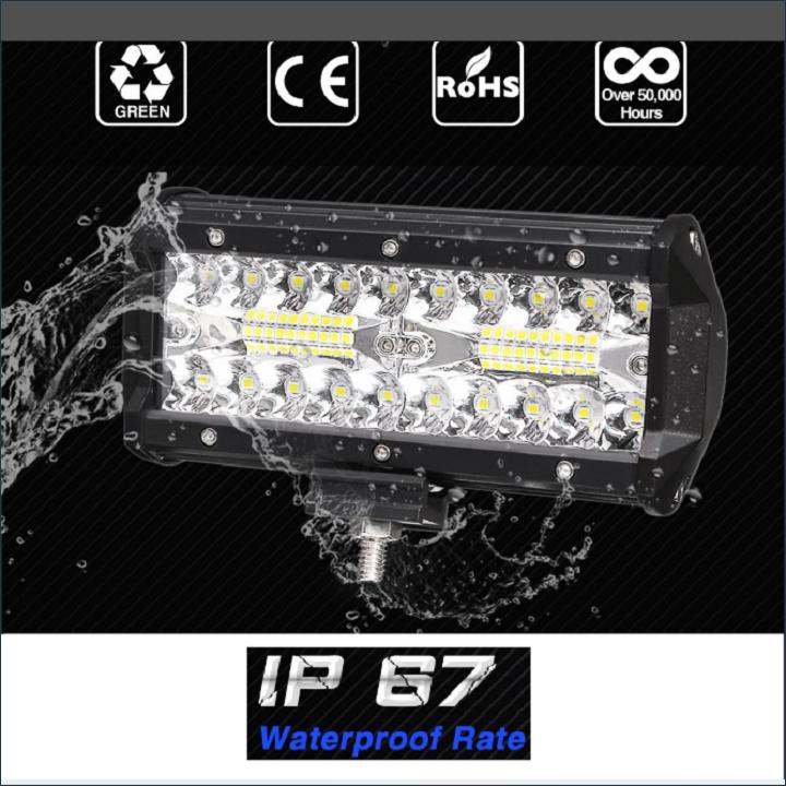 ĐÈN LED TRỢ SÁNG XE MÁY - Ô TÔ - 40LED 120W
