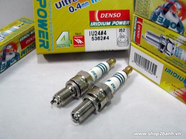 Bugi Bạch Kim Denso mã IU24 ráp EXCITER, NOVOU, LUVIAS,,MX KING