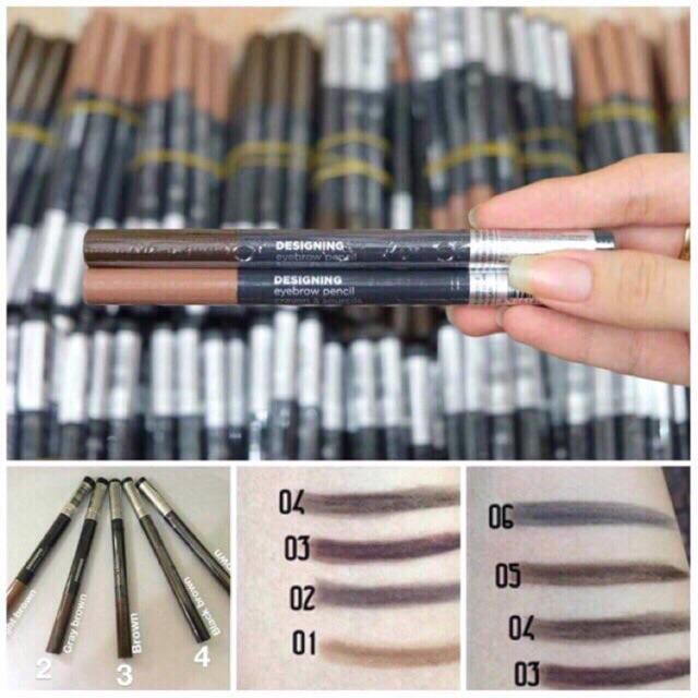 [HCM]Chì kẻ mày 2 đầu The Face Shop Designing Eyebrow Pencil