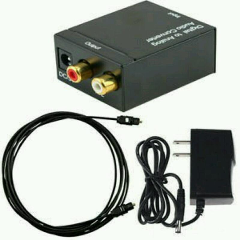 Bộ CHUYỂN ĐỔI OPTICAL SANG AUDIO AV KÈM CÁP OPTICAL