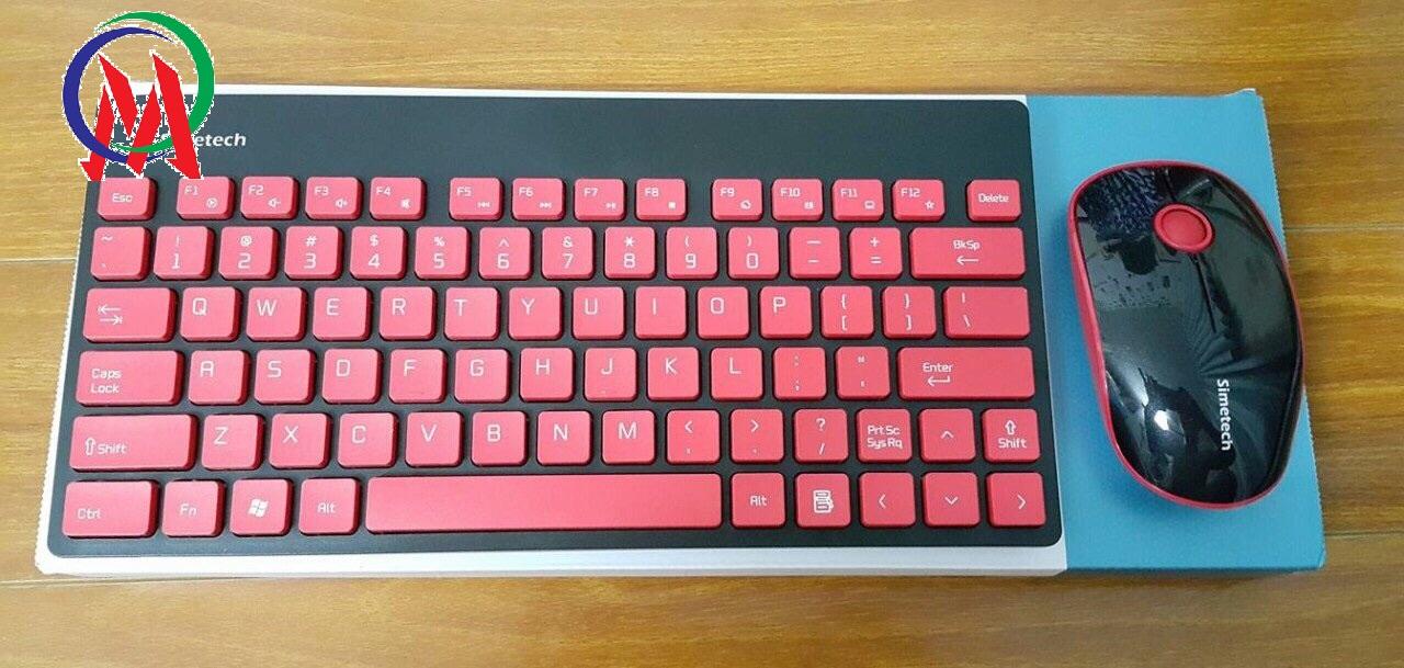 [HCM]BÀN PHÍM + CHUỘT KHÔNG DÂY SIMTECH SM8900