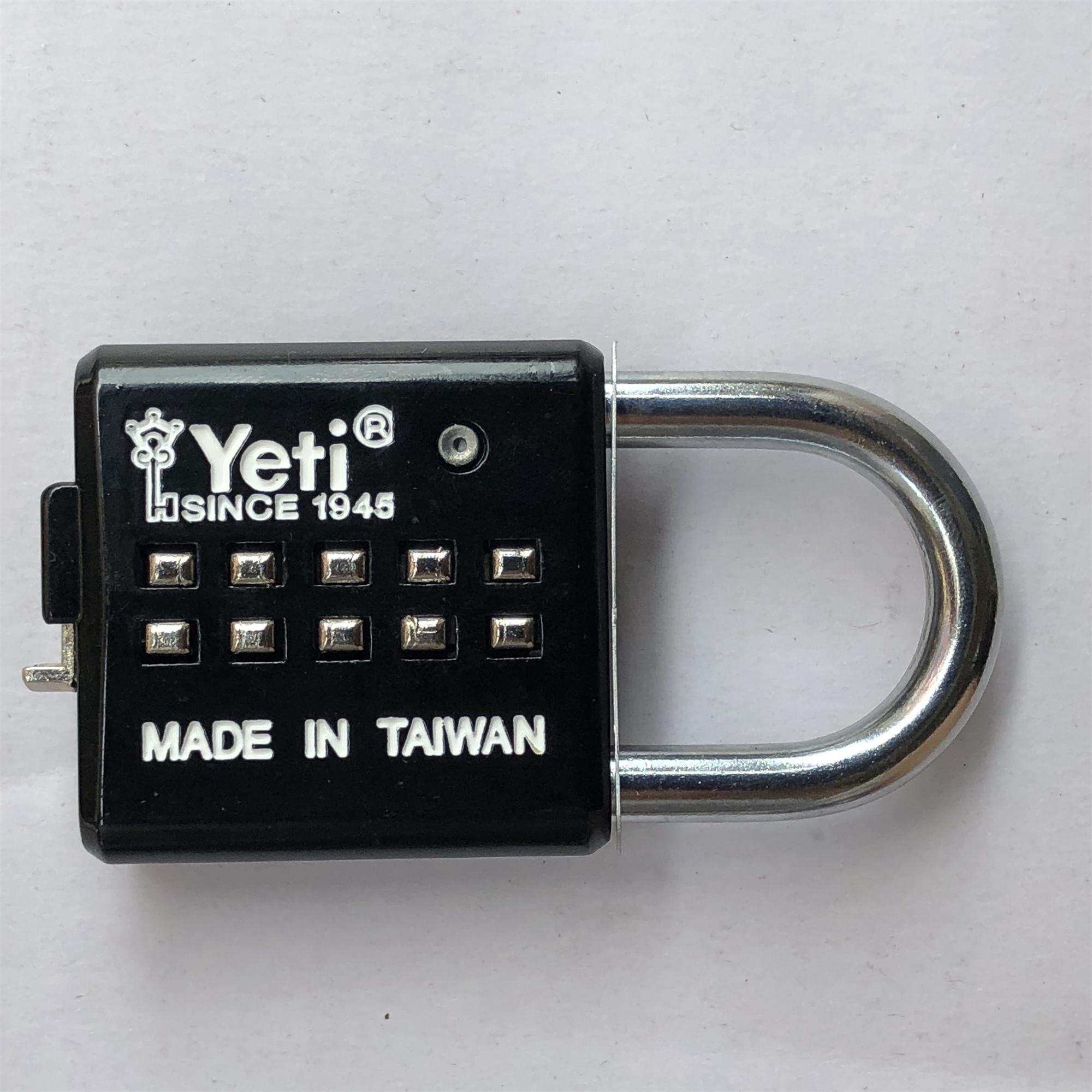 Khóa số Yeti 40mm L116 (Đen & Đỏ)