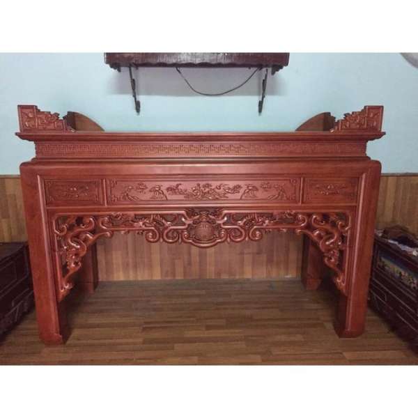 An Gian Thờ Gỗ Gõ Đỏ 1m75x81