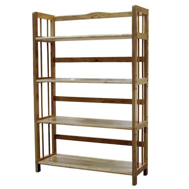 KỆ SÁCH 4 TẦNG NGANG 1M MÀU TỰ NHIÊN