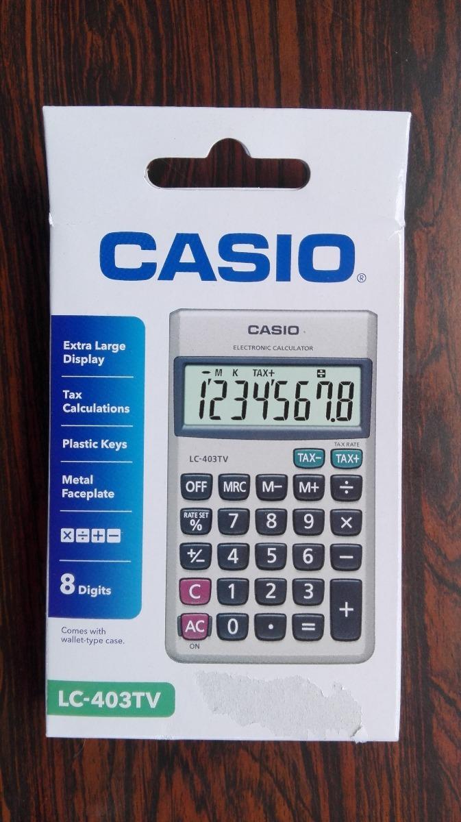 [HCM]Máy tính cầm tay Casio LC403TV