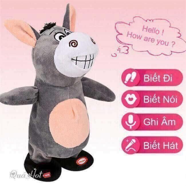 Đồ chơi lừa Donkey biết nói thông minh cho bé