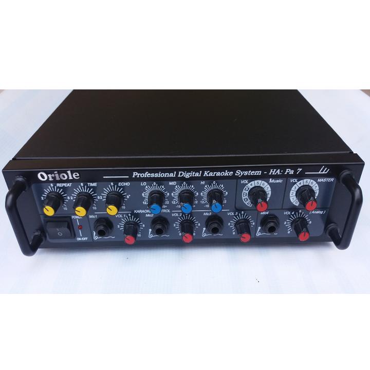 âm li mini oriole HAPA7-220V - ampli mini karaoke