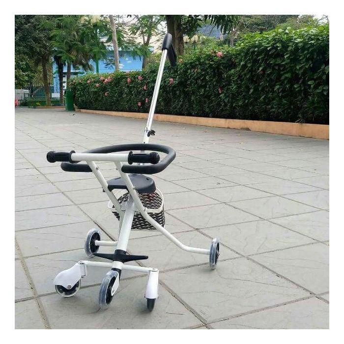XE ĐẨY SIÊU THỊ 5 BÁNH GẤP GỌN CHO BÉ