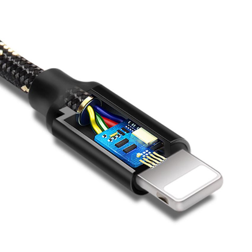 [HCM]Dây Cáp Sạc Micro USB Và Lightning Wutsun PowerLine 1.2m