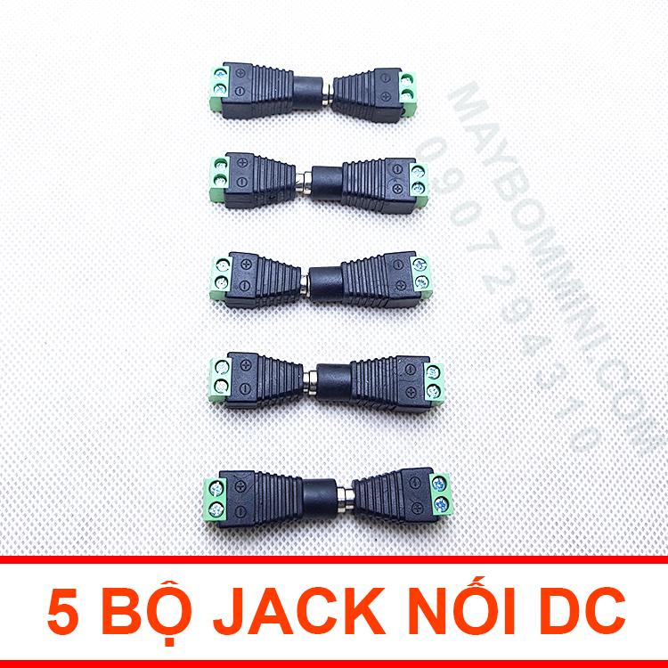 [HCM]Bộ 5 Jack Cấm Nguồn Điện DC Đực Cái