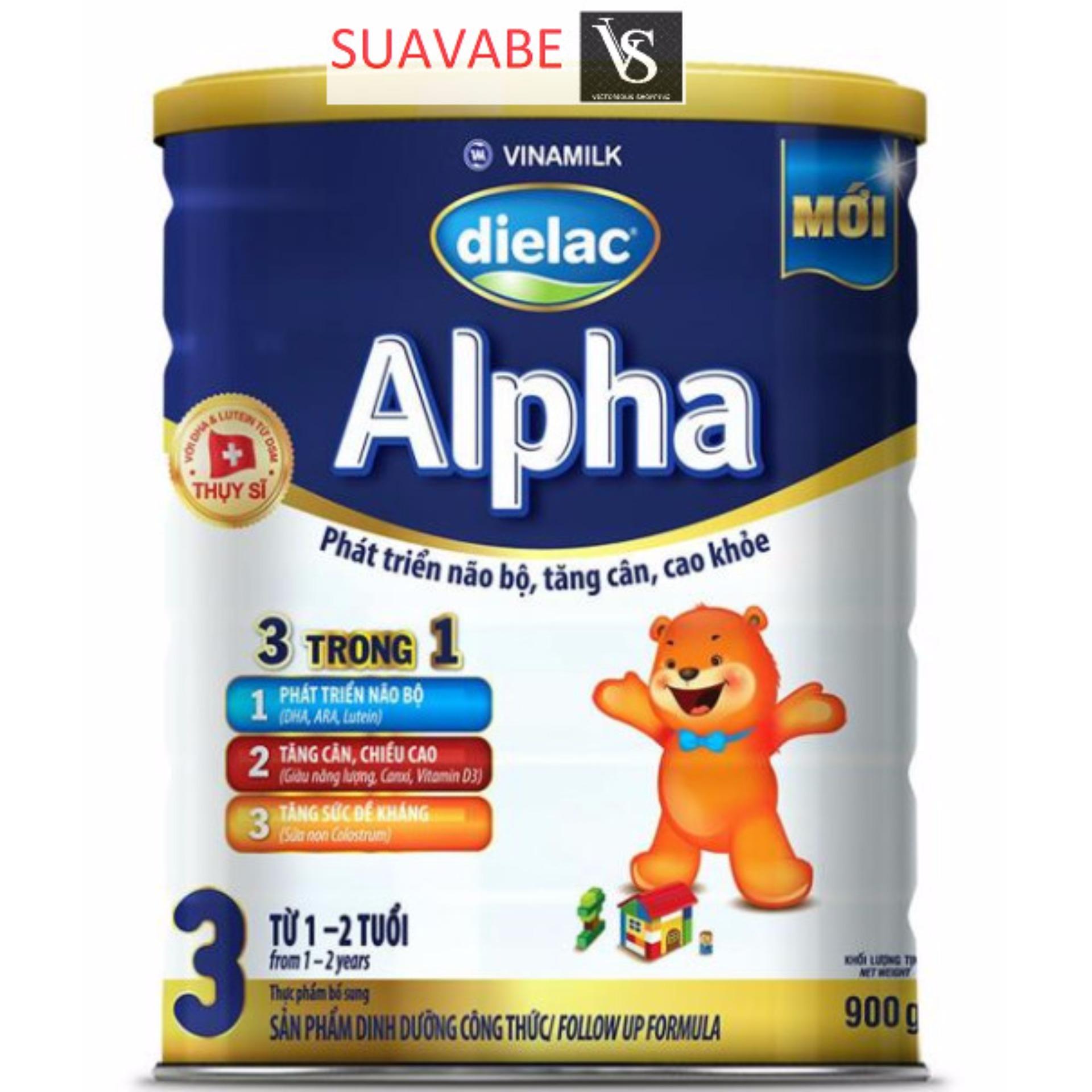 Sữa bột Vinamilk Dielac Alpha Step 3 900g