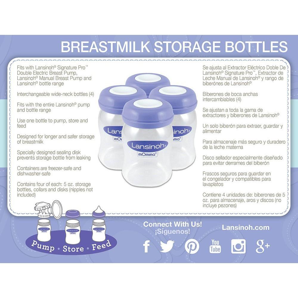 Bình trữ sữa Lansinoh Momma 160ml