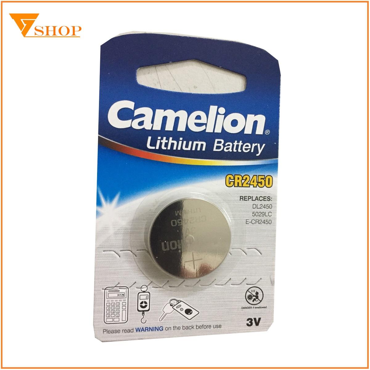 1 viên pin cr2450 camelion 3v, pin remote cr2450