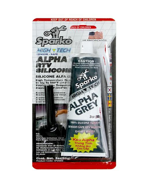 Keo thế ron Sparko xám Alpha Grey 85gr