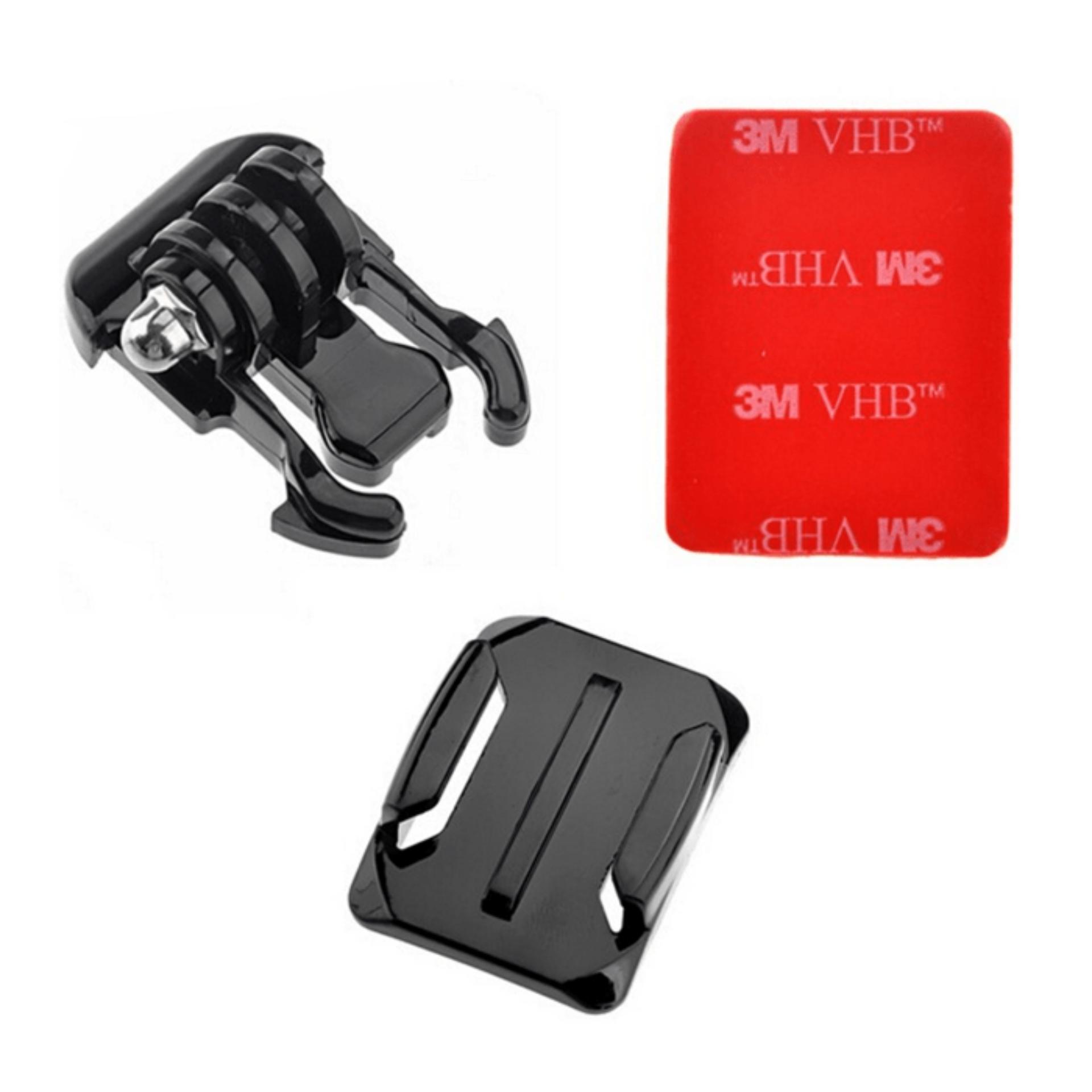 Bộ phụ kiện miếng dán 3M+ đế mount + mount cong+vít