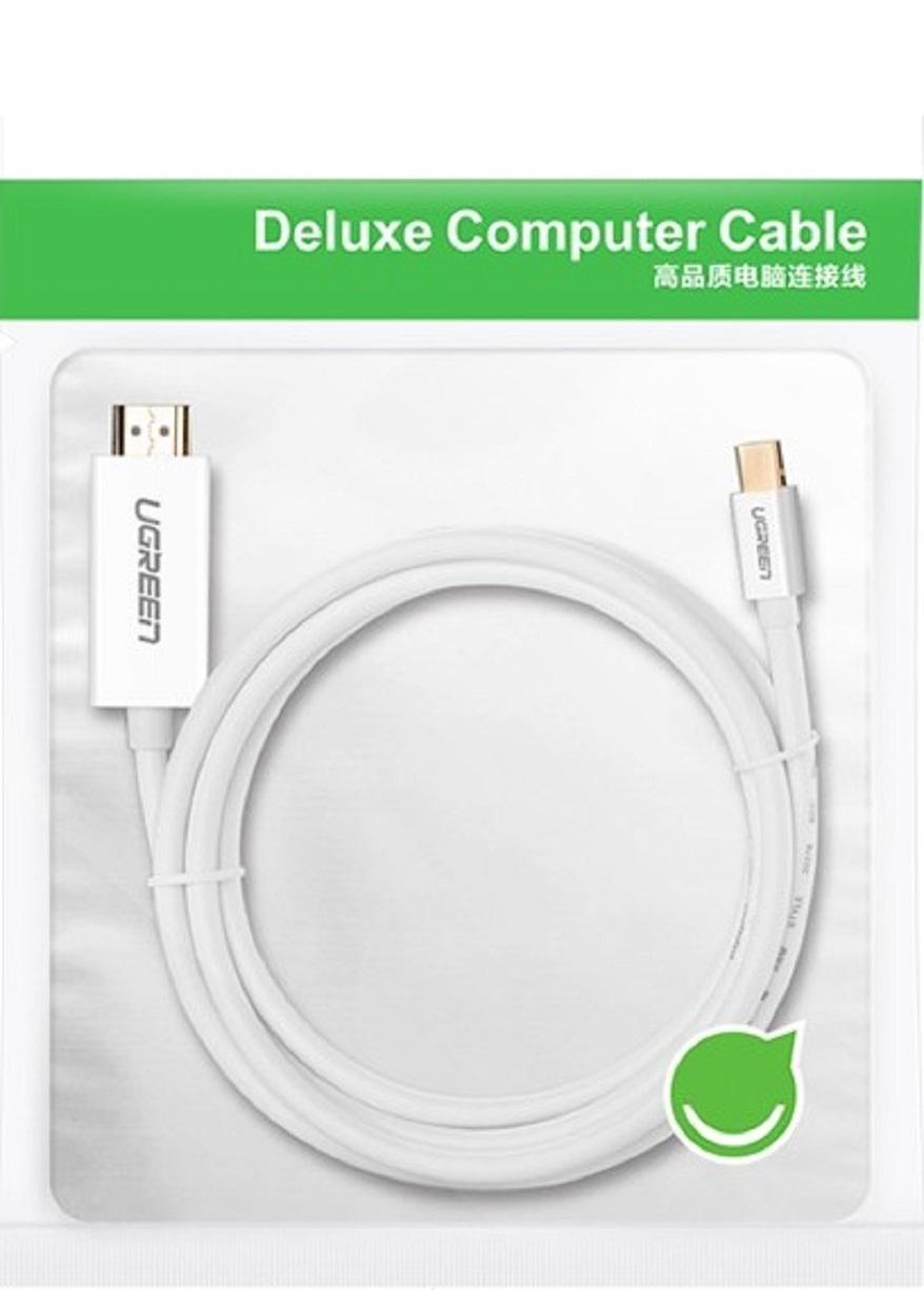 Cáp chuyển USB type-C ra HDMI 1.5m UGREEN 30841 (Trắng)