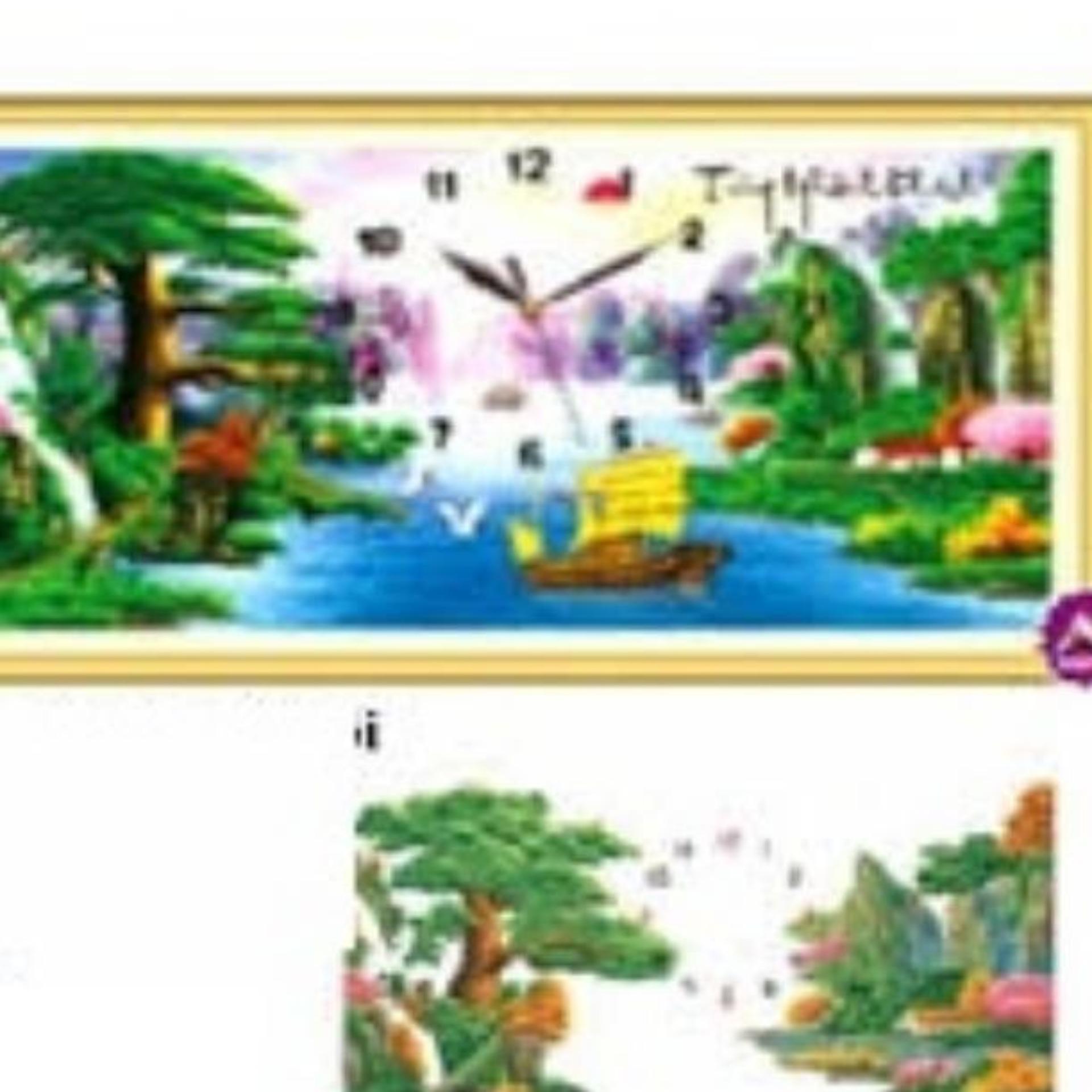 Tranh đính đá tùng nghênh khách DF201-NgocThinhShop