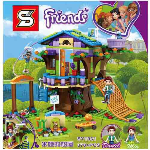 Lắp ráp Friends mô hình ngôi nhà trên cây của Mia 1031