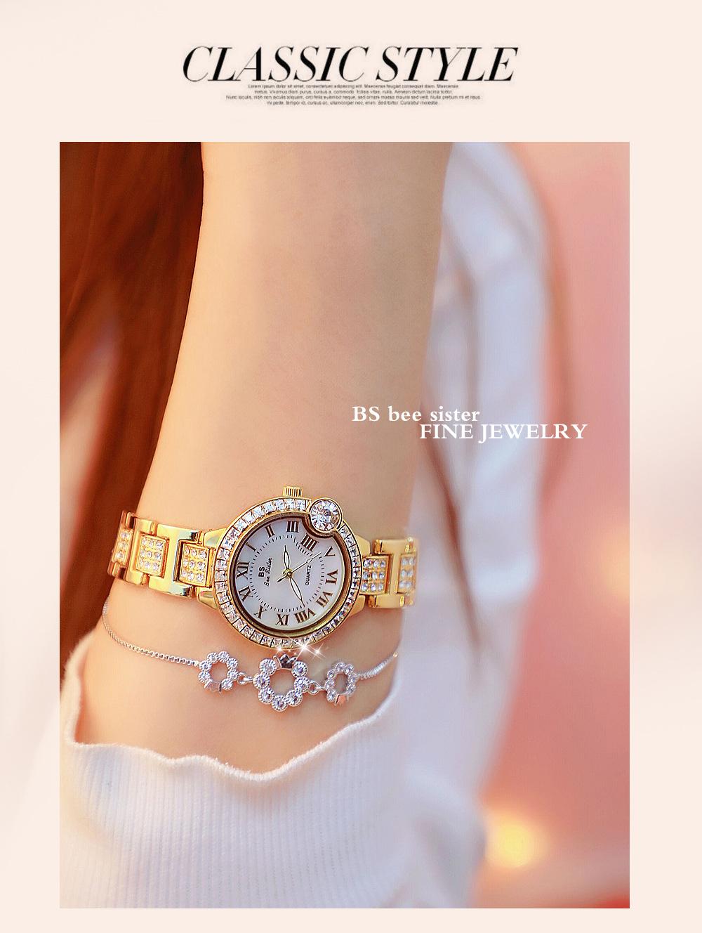 Đồng hồ nữ kính saphire BS4741 ( chống trầy, chống vỡ, chống nước...)
