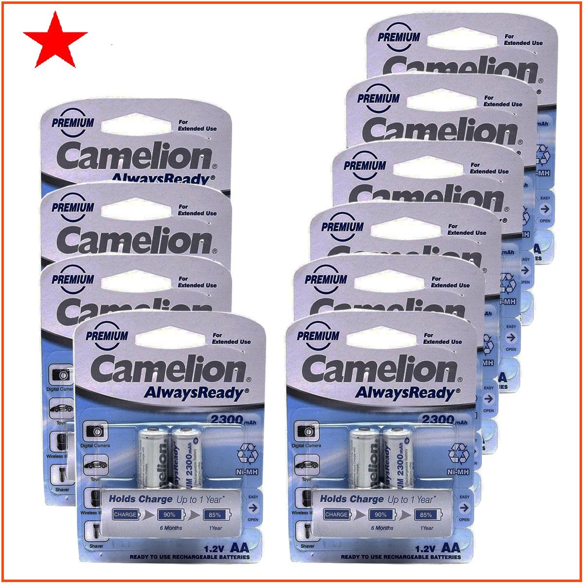 Combo 2 vỉ pin sạc AA Camelion 2300mAh (1 vỉ 2 viên)