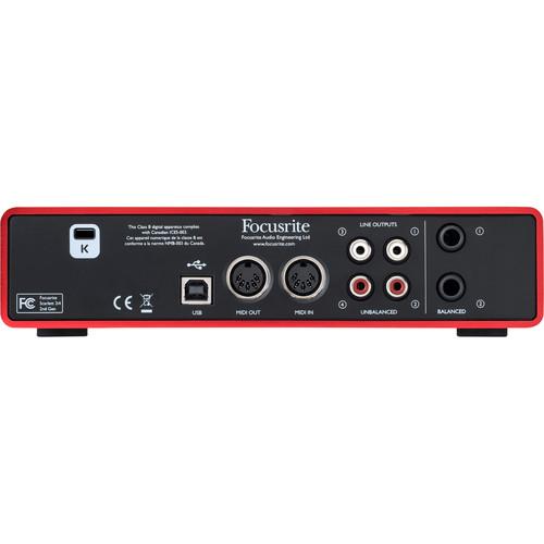[Trả góp 0%]Card âm thanh Focusrite Scarlett 2i4 USB Audio Interface (Gen2)