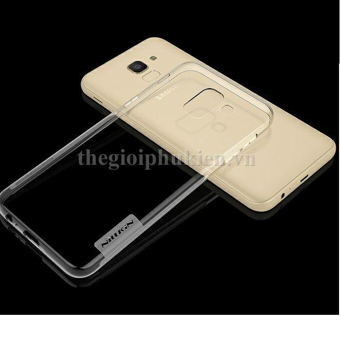 Ốp lưng dẻo trong suốt cao cấp cho Samsung Galaxy J6+ Plus