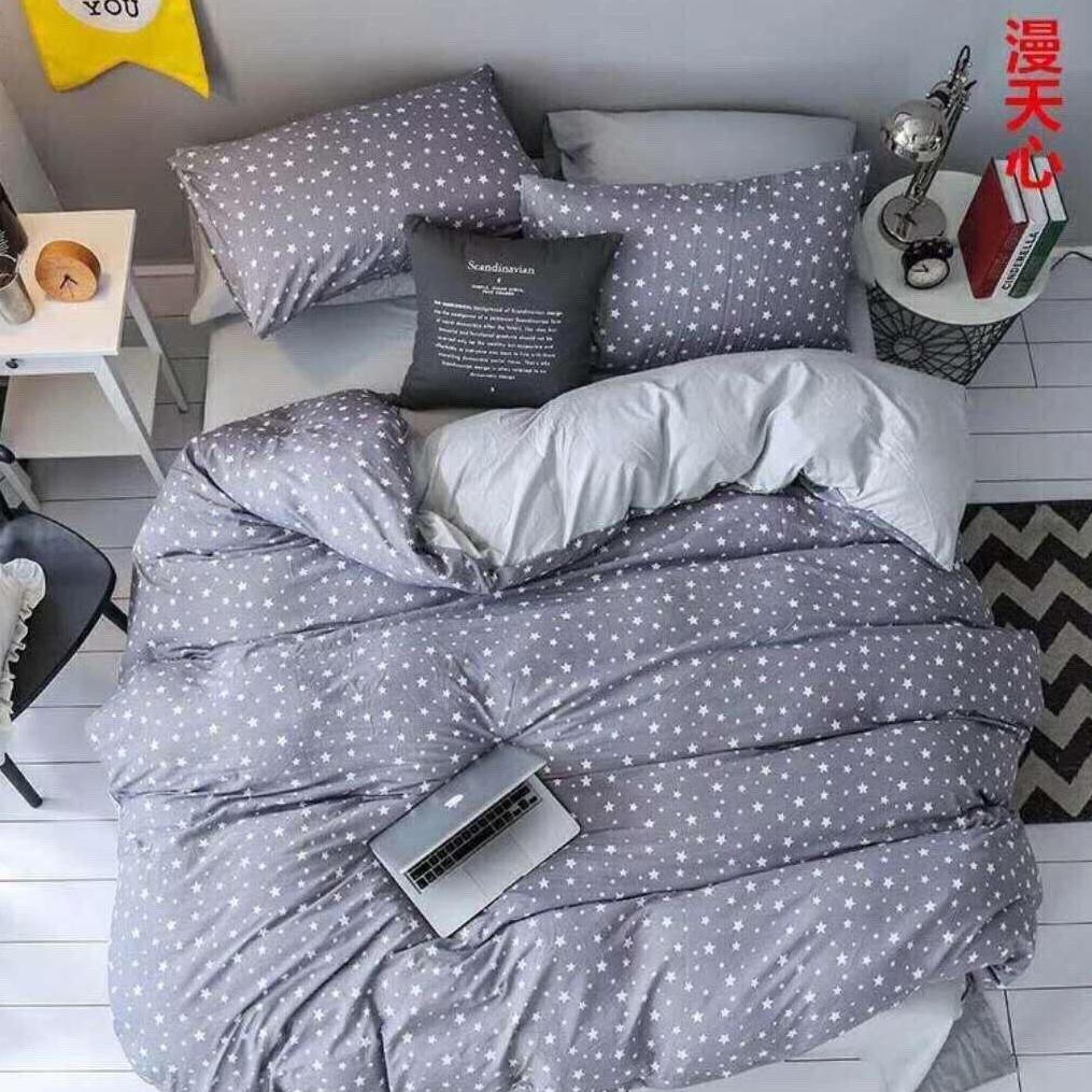 [ MIỄN PHÍ VẬN CHUYỂN ]-Bộ chăn ga gối đũi nhập ngàn sao.