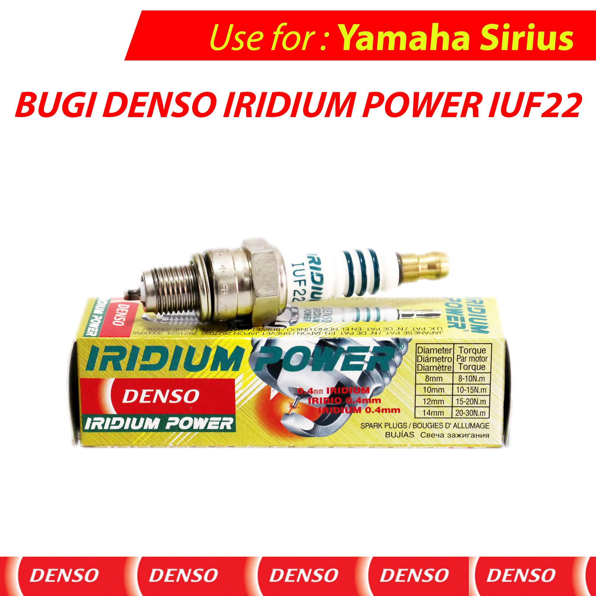 [HCM]Bugi IUF22 Yamaha Sirius - DENSO IRIDIUM POWER