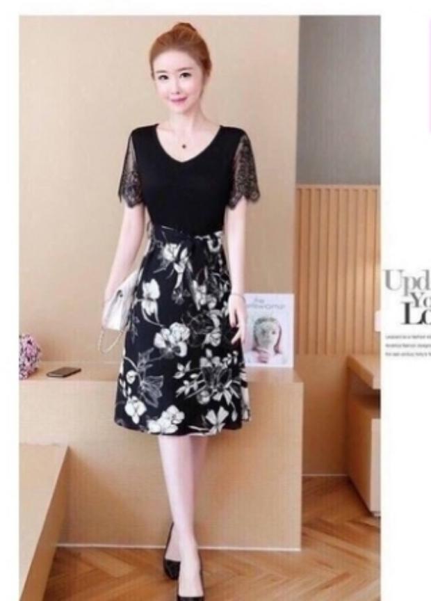 [HCM]ĐẦM DÁNG XÒE VẢI LỤA MỀM MỊN TPD