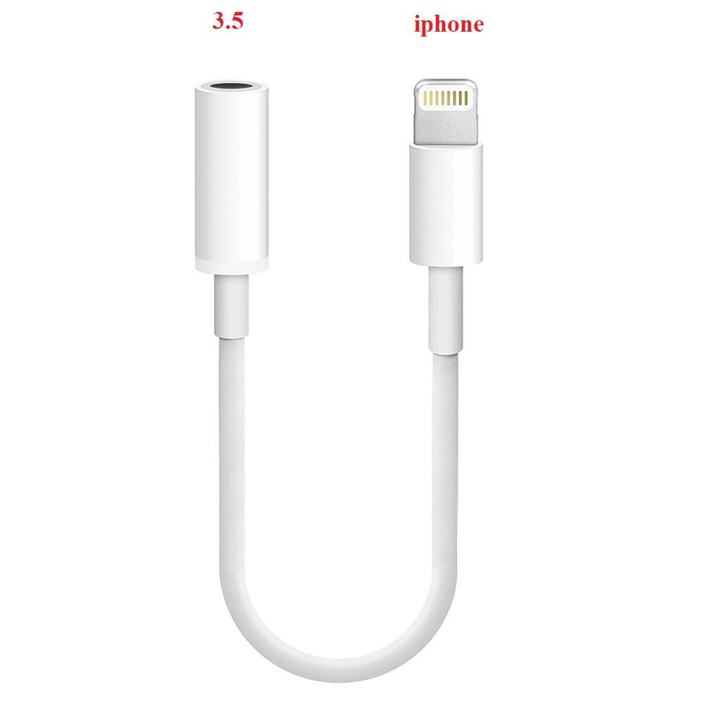 JACK 3.5 CHUYỂN TAI NGHE IP 7 - 8 - 7 PLUS - 8 PLUS - X