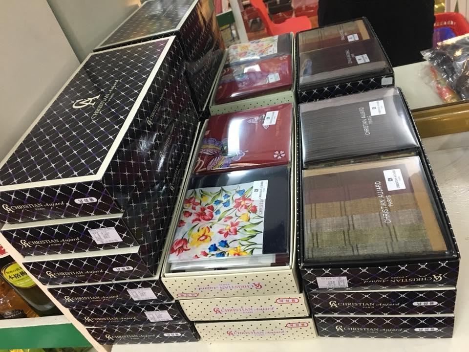 Khăn mùi xoa nam Christian Hàn Quốc (PHÂN PHỐI SỈ & LẺ/ 0946707283)