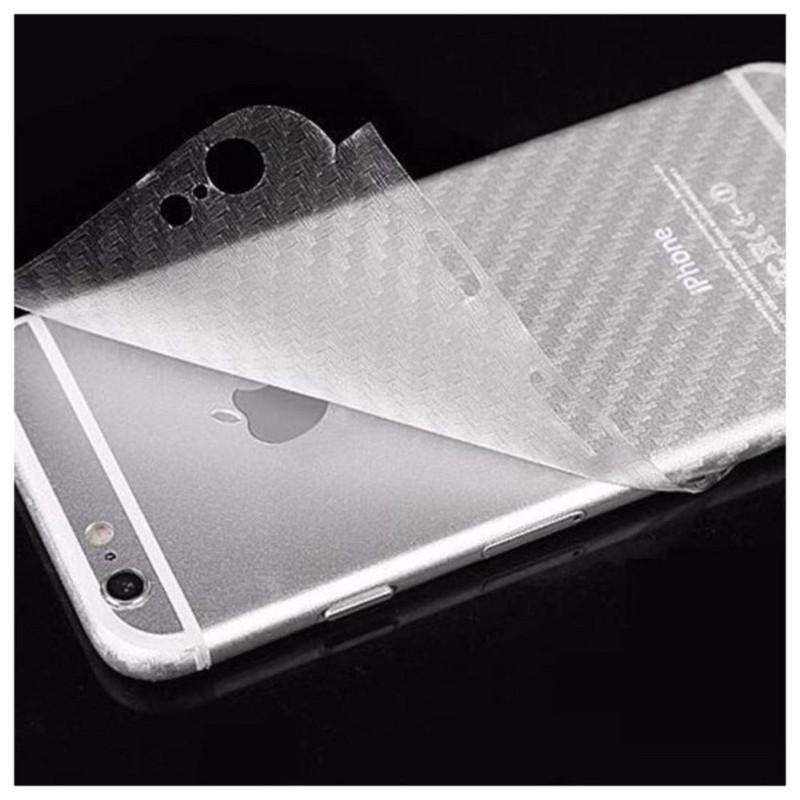 Miếng dán Carbon mặt lưng cho iPhone 55SSE66s6p6sp77p88pX