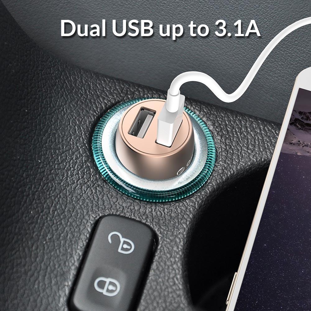 Sạc USB trên ô tô Orico UCM-2U