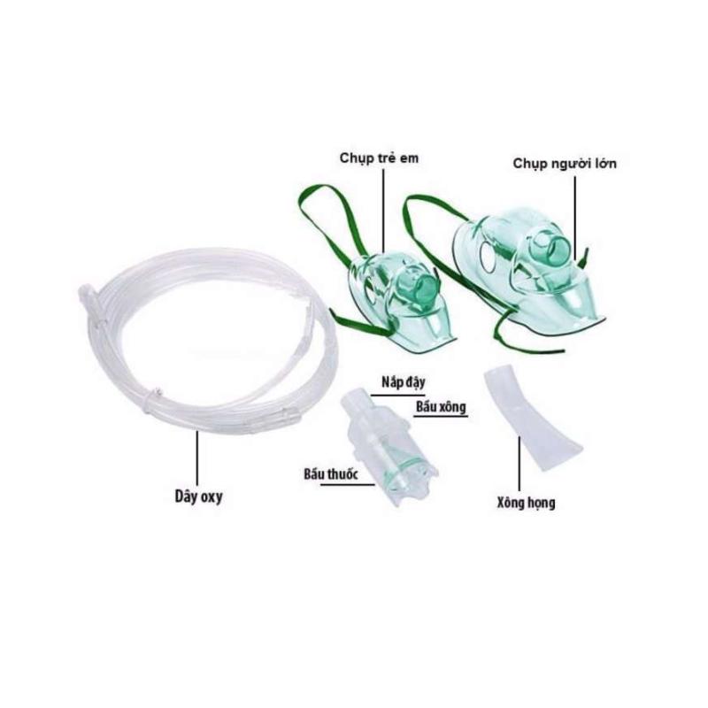 Bộ mask xông khí dung trẻ em và người lớn dành cho máy xông